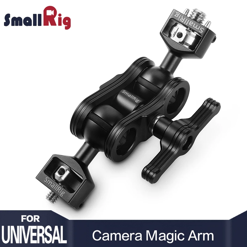 SmallRig Dual DSLR Camera Magic Arm with Double Ballheads( Arri locating Pins and 1/4" Screw ) For Director Monitor Support 2115
SmallRig Dual DSLR Camera Magic Arm with Double Ballheads( Arri locating Pins and 1/4" Screw ) For Director Monitor Support 2115