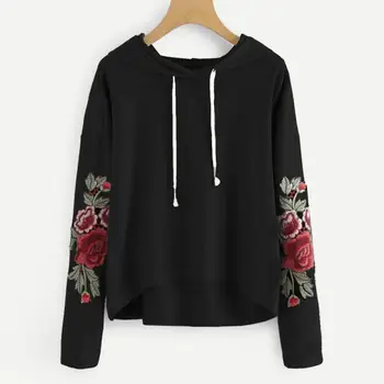 2019 Women's Long Sleeve Blouse Hooded Pullover Casual Top Hoodies Sweatshirt Women Applique Sweatshirt
2019 Women's Long Sleeve Blouse Hooded Pullover Casual Top Hoodies Sweatshirt Women Applique Sweatshirt