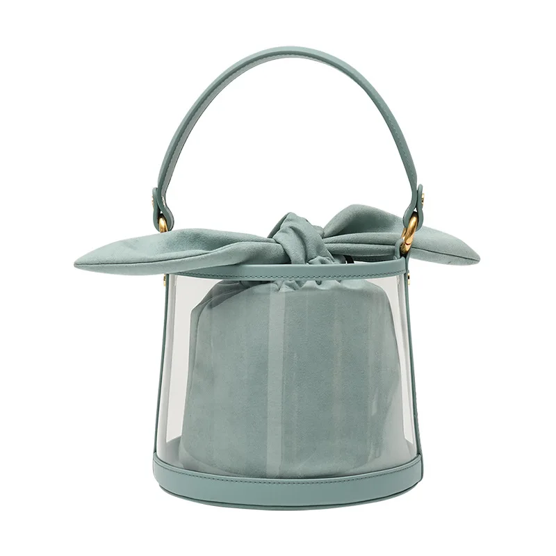 2019 Hot Hand Bag with Bow Shoulder Bag Leather Women Transparent Bucket Bag Crossbody Bag
2019 Hot Hand Bag with Bow Shoulder Bag Leather Women Transparent Bucket Bag Crossbody Bag