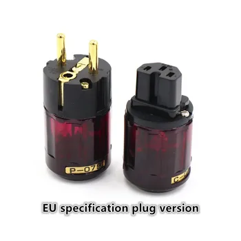 15A/100V-240V Hifi Gold-plated US/AU/EU Power Connector + IEC female connector AC Power Cord Plugs For cable 8-18mm power cable
15A/100V-240V Hifi Gold-plated US/AU/EU Power Connector + IEC female connector AC Power Cord Plugs For cable 8-18mm power cable