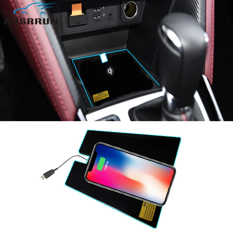 car-styling Special on-board QI wireless phone charging Pad Panel Car Accessories For Mazda CX-3 CX3 2017 2018
car-styling Special on-board QI wireless phone charging Pad Panel Car Accessories For Mazda CX-3 CX3 2017 2018
