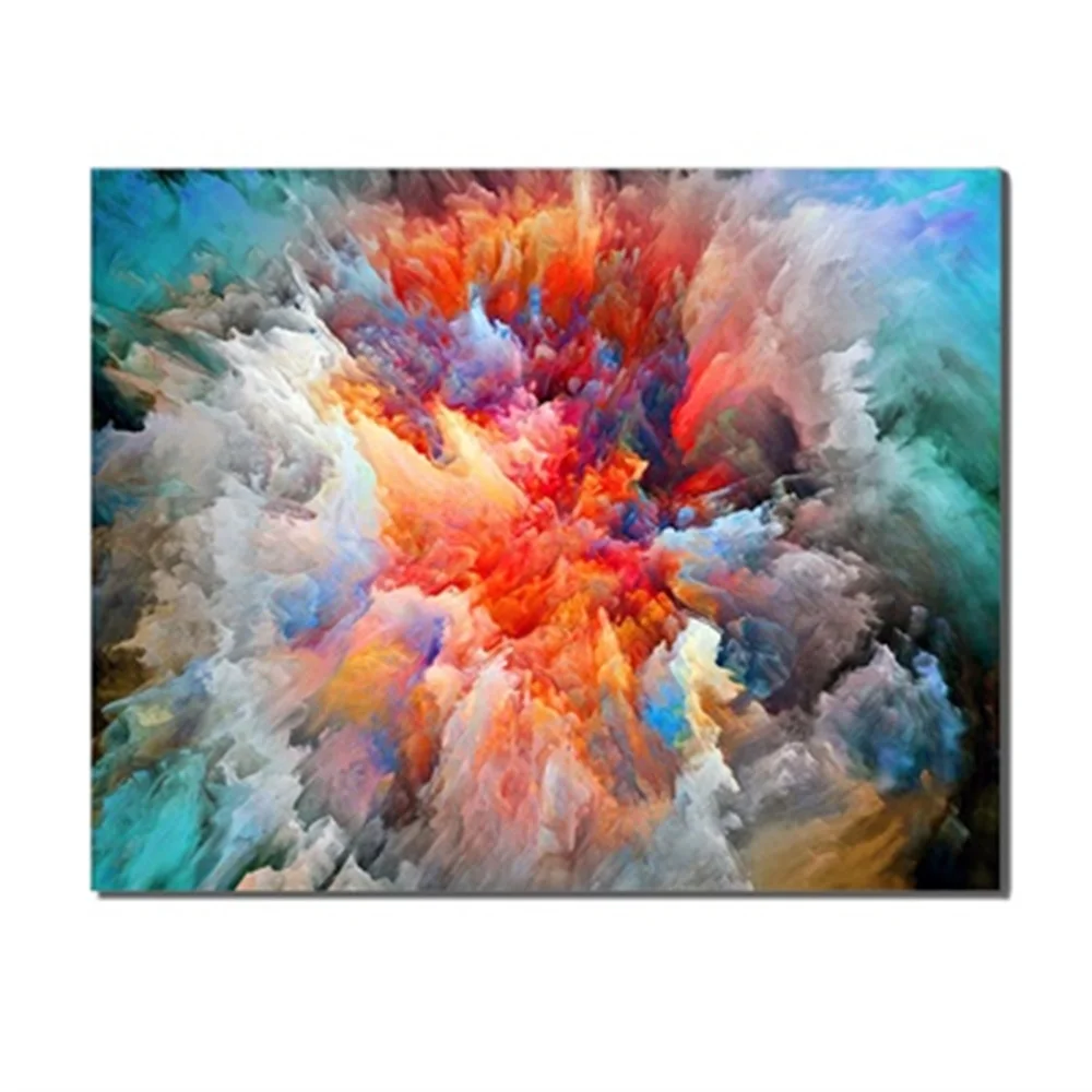 

Modern Abstract Canvas Wall Artwork Water Color No Frame Oil Painting For Home Office Store Decoration Living Room Wedding Decor