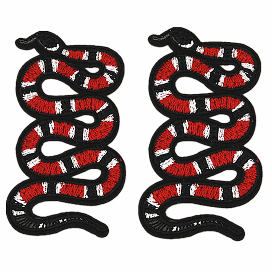 6Pcs/Lot Mix Snake Animal Parches Iron embroidery patches Iron on Sewing Stickers for Clothes Jeans Men Applique DIY Accessory
6Pcs/Lot Mix Snake Animal Parches Iron embroidery patches Iron on Sewing Stickers for Clothes Jeans Men Applique DIY Accessory