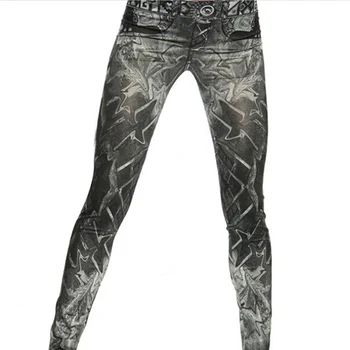 Women Print Denim Leggings Autumn Thin Denim Jeans Fashion One Size Stretch New Slim All Match Pants
Women Print Denim Leggings Autumn Thin Denim Jeans Fashion One Size Stretch New Slim All Match Pants