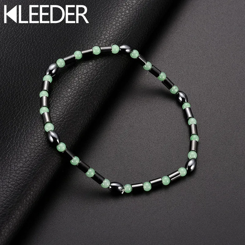 KLEEDER Weight Loss Magnetic Anklet Green Black Stone Therapy Slimming Anklets for Women Fashion Healthcare Jewelry leg bracelet
KLEEDER Weight Loss Magnetic Anklet Green Black Stone Therapy Slimming Anklets for Women Fashion Healthcare Jewelry leg bracelet