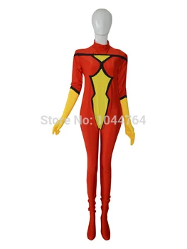 Cool spider woman yellow costume Fullbody spandex spider woman costume free shipping
Cool spider woman yellow costume Fullbody spandex spider woman costume free shipping