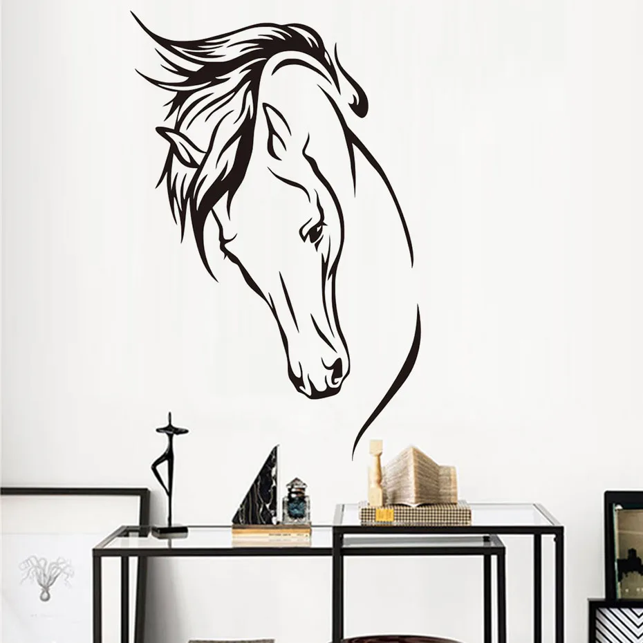 Head Horse Wall Sticker 2