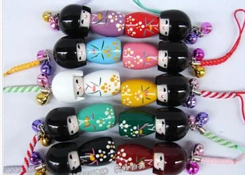 Wholesale - Free shipping LOT 100 Pcs KOKESHI Doll Handbag/ Mobile Phone charms/4.5cm
Wholesale - Free shipping LOT 100 Pcs KOKESHI Doll Handbag/ Mobile Phone charms/4.5cm