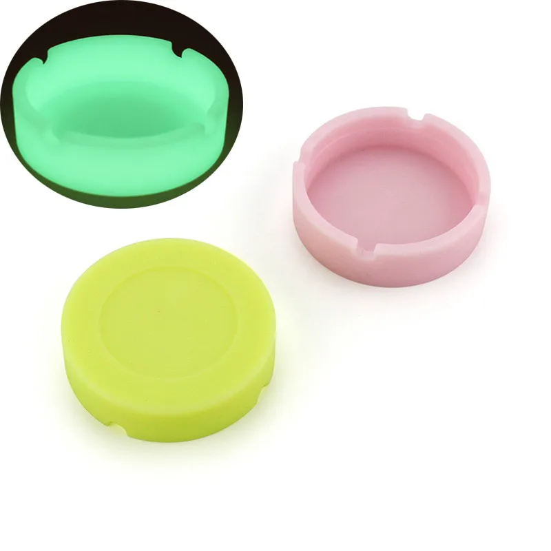 Luminous Silicone Ashtray Illumination Round Tobacco Fluorescent Ashtray Convenient Drop-proof Creative Smoking Set
Luminous Silicone Ashtray Illumination Round Tobacco Fluorescent Ashtray Convenient Drop-proof Creative Smoking Set