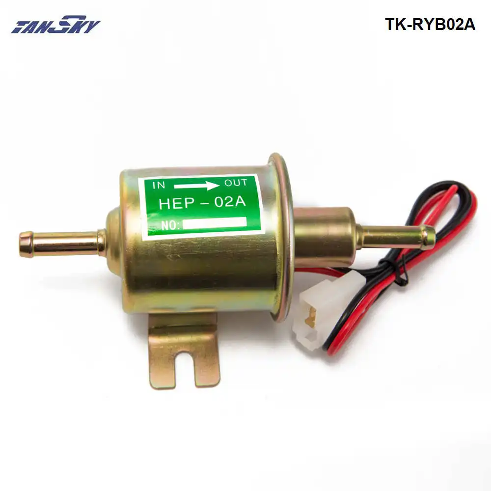 TANSKY-12V Low Pressure Gas Gasoline & Diesel Inline Electric Fuel Pump 4-7 PSI TK-RYB02A
