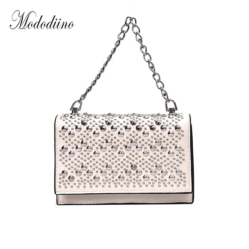 Mododiino Rivet Small Flap Shoulder Bag Chains Luxury Handbags Women Bags Designer PU Leather Crossbody Bag Totes Purses DNV1066
Mododiino Rivet Small Flap Shoulder Bag Chains Luxury Handbags Women Bags Designer PU Leather Crossbody Bag Totes Purses DNV1066