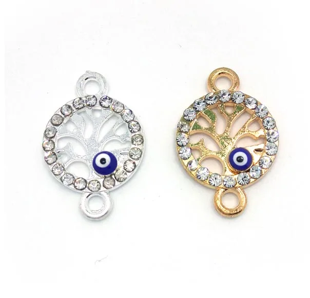 Free shipping 20pcs mix gold & silver round tree rhinestone alloy jewelry connectors with evil eye for bracelet & necklace DIY
Free shipping 20pcs mix gold & silver round tree rhinestone alloy jewelry connectors with evil eye for bracelet & necklace DIY