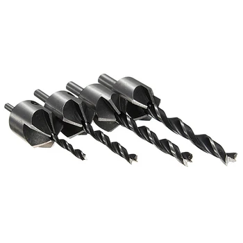 Hot 4pcs HSS 5 Flute Countersink Drill Bit Set Screw Woodworking Chamfer Tool 3-6mm PLD
Hot 4pcs HSS 5 Flute Countersink Drill Bit Set Screw Woodworking Chamfer Tool 3-6mm PLD