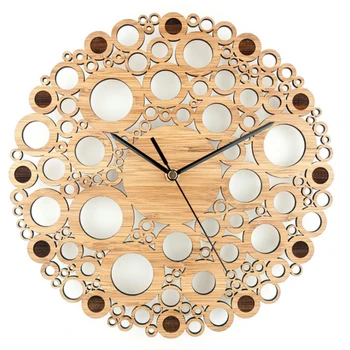 Creative Bamboo Wall Clock Simple Modern Design Natural Wooden Wall Clock Round Wall Art Clock Home Decor Silent 12"
Creative Bamboo Wall Clock Simple Modern Design Natural Wooden Wall Clock Round Wall Art Clock Home Decor Silent 12"