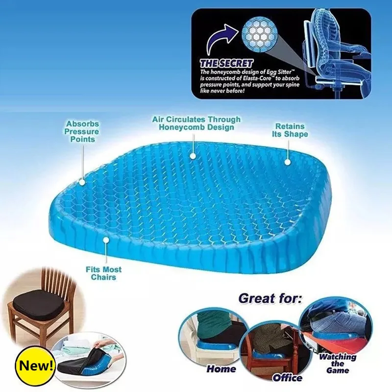 Dorpshipping Support Cushion Gel Pad Interior Soft And Breathable Home Cushion Breathable Stereoscopic Honeycomb Car SofaCushion
Dorpshipping Support Cushion Gel Pad Interior Soft And Breathable Home Cushion Breathable Stereoscopic Honeycomb Car SofaCushion