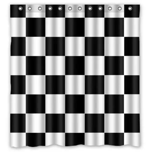 Special Design Black White Checkered Pattern Waterproof Bathroom Fabric Shower Curtain
Special Design Black White Checkered Pattern Waterproof Bathroom Fabric Shower Curtain