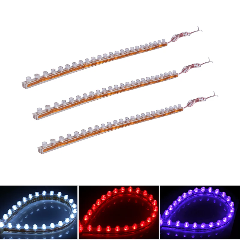 12V 24cm Led Car Daytime Running Light Universal Waterproof Flexible White LED DRL Strip Tail Stop Brake Light
12V 24cm Led Car Daytime Running Light Universal Waterproof Flexible White LED DRL Strip Tail Stop Brake Light