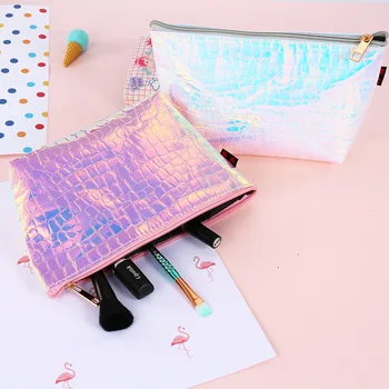 Large Capacity Hologram Holographic Pencil Pen Case Bag Cosmetic Makeup Storage Bags Purse 2018 Fashion Make Up Bag for Girl
Large Capacity Hologram Holographic Pencil Pen Case Bag Cosmetic Makeup Storage Bags Purse 2018 Fashion Make Up Bag for Girl
