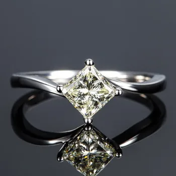 Vintage Solitaire 1 Carat Princess Cut NSCD Excellent Diamond Engagement Ring Genuine Solid Sterling Silver Never Fade
Vintage Solitaire 1 Carat Princess Cut NSCD Excellent Diamond Engagement Ring Genuine Solid Sterling Silver Never Fade