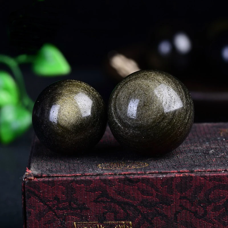 30-50mm Natural Golden Obsidian Stone Ball Golden Balck Obsidian Crystal Sphere Ball Healing Home Decor Necklace Materials DIY
30-50mm Natural Golden Obsidian Stone Ball Golden Balck Obsidian Crystal Sphere Ball Healing Home Decor Necklace Materials DIY