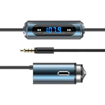 FM Transmitter stainless steel Hands-free Calling Wireless Audio Radio Transmitter Adapter 3.5mm Jack for iPhone Car Speaker
FM Transmitter stainless steel Hands-free Calling Wireless Audio Radio Transmitter Adapter 3.5mm Jack for iPhone Car Speaker