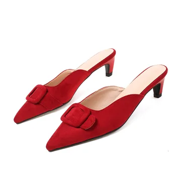 Spring and summer small fresh pointed head with stiletto size code 32-43 Baotou sandals female tide 18613
Spring and summer small fresh pointed head with stiletto size code 32-43 Baotou sandals female tide 18613