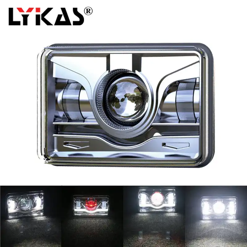 LYKAS 4x6 Square LED Headlights with 