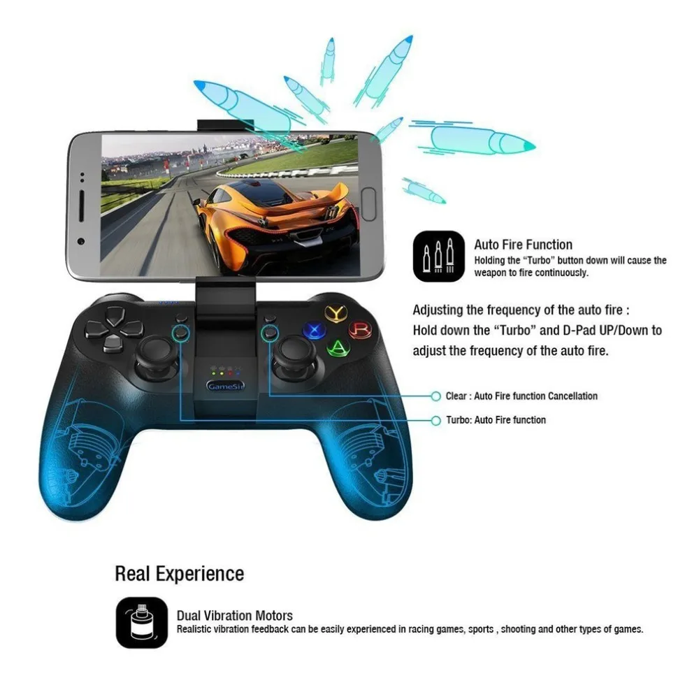 Drone Remote Controller Joystick For DJI Tello GameSir T1s Compatible with iOS Android Phone RC Drone Parts Gamepad
