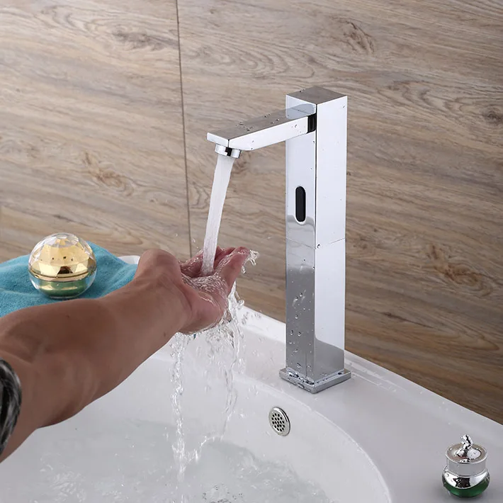 High quality Square shape design Automatic Hand Free Sensor Faucet only Cold Battery tap torneira for hotel toilet restaurant
High quality Square shape design Automatic Hand Free Sensor Faucet only Cold Battery tap torneira for hotel toilet restaurant