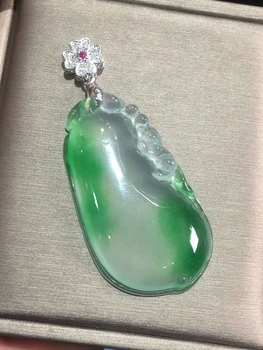 Only One ! Natural Ice Jadeite JADE Gourd Amulet Pendant Necklace Sweater Chain Jadeite JADE Wholesale
Only One ! Natural Ice Jadeite JADE Gourd Amulet Pendant Necklace Sweater Chain Jadeite JADE Wholesale