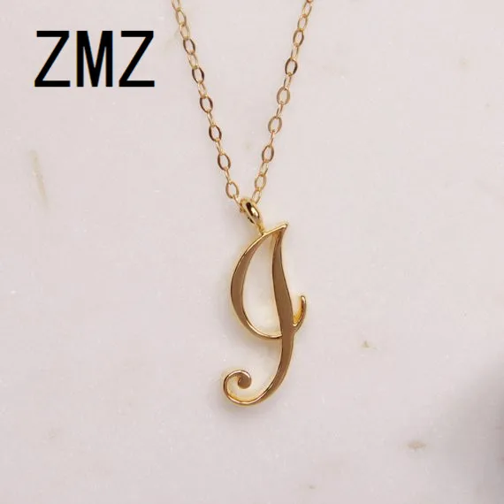 ZMZ 2019 Europe/US fashion English letter pendant lovely letter I text necklace gift for mom/girlfriend party jewelry
ZMZ 2019 Europe/US fashion English letter pendant lovely letter I text necklace gift for mom/girlfriend party jewelry