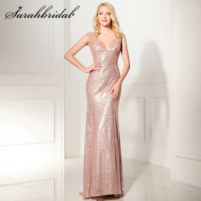 Sexy Mermaid Long Evening Dresses V Neck lace-up Back Cheap Floor Length Black Prom Party Gowns Sleeveless Sequins SD351
Sexy Mermaid Long Evening Dresses V Neck lace-up Back Cheap Floor Length Black Prom Party Gowns Sleeveless Sequins SD351