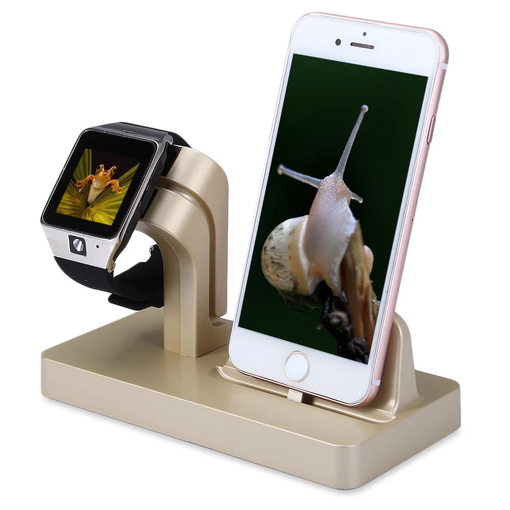 2 in 1 Charging Dock Station Desktop Phone Stand Holder For iPhone 8 7 6S 6 For Apple Watch Charger Holder Wireless Charger Base
2 in 1 Charging Dock Station Desktop Phone Stand Holder For iPhone 8 7 6S 6 For Apple Watch Charger Holder Wireless Charger Base