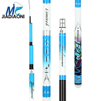 JIADIAONI 3.6-7.2m 46T 28Tune 3kg Bearing 1.2mm Tips Carbon Super Light Hard Long Taiwan Fishing Rod
JIADIAONI 3.6-7.2m 46T 28Tune 3kg Bearing 1.2mm Tips Carbon Super Light Hard Long Taiwan Fishing Rod