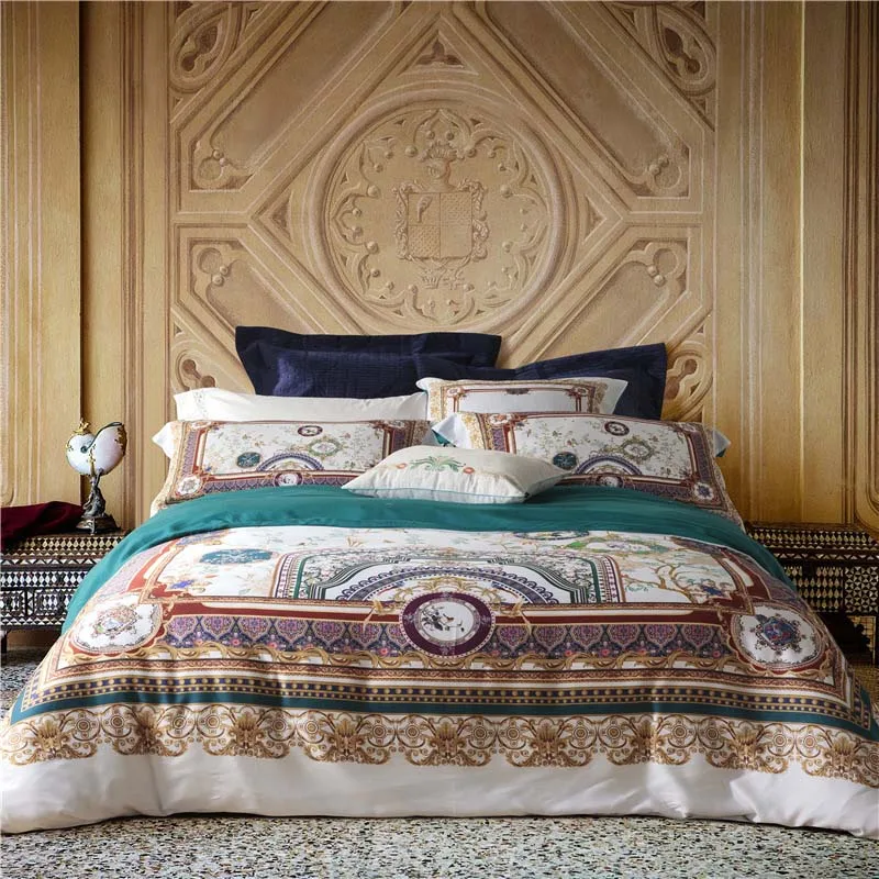Chpermore Luxury 100% Tencel Bedding Set 100% Cotton pillowcase Bed Sheets Quilt Cover For Twin Queen King Size
Chpermore Luxury 100% Tencel Bedding Set 100% Cotton pillowcase Bed Sheets Quilt Cover For Twin Queen King Size