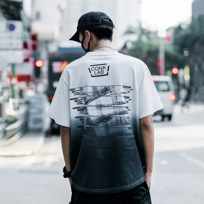 2019ss Tide Brand Gradient Paint Short Sleeve Loose Ins Super Popular Couples T-shirt Hip Hop Casual Half Sleeve Tee
2019ss Tide Brand Gradient Paint Short Sleeve Loose Ins Super Popular Couples T-shirt Hip Hop Casual Half Sleeve Tee