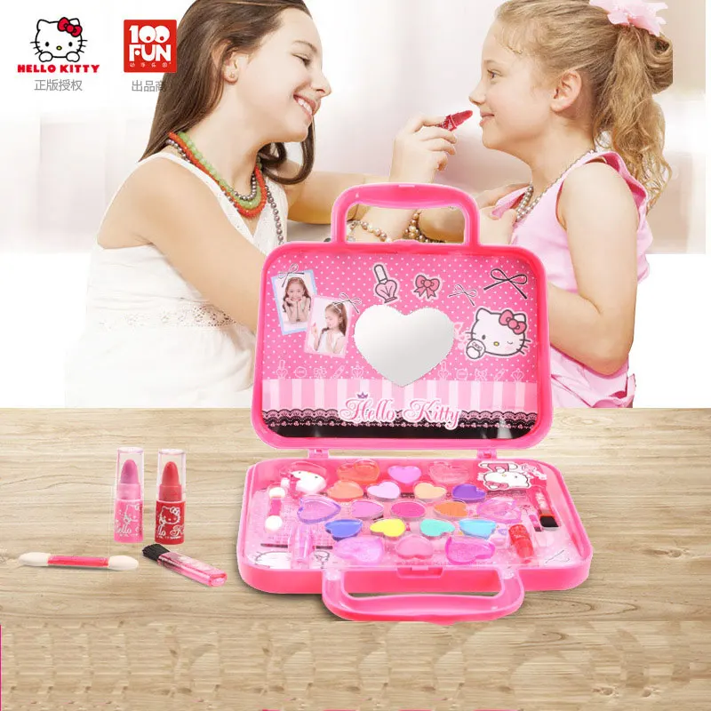 HELLO KITTY children's makeup set child cosmetics girl beauty makeup handbag hello kitty toys for girls kids makeup gift
HELLO KITTY children's makeup set child cosmetics girl beauty makeup handbag hello kitty toys for girls kids makeup gift