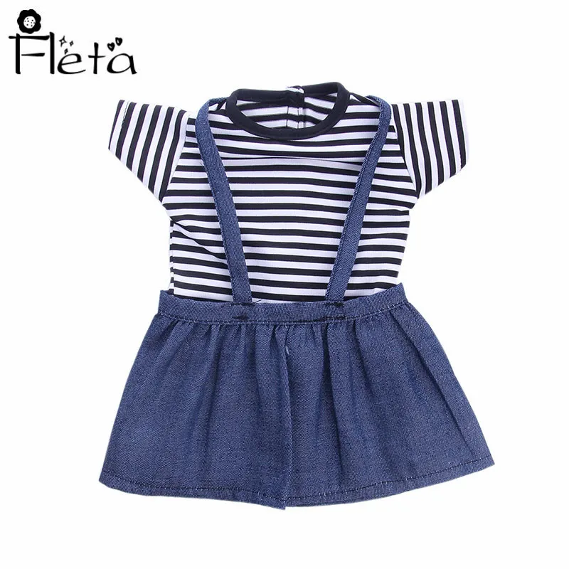 Doll Denim Clothes Set=T-Shirt + Pants / Skirt Fit 18 Inch American&43Cm Born Baby Our Generation Christmas Birthday Girl's Gift
Doll Denim Clothes Set=T-Shirt + Pants / Skirt Fit 18 Inch American&43Cm Born Baby Our Generation Christmas Birthday Girl's Gift