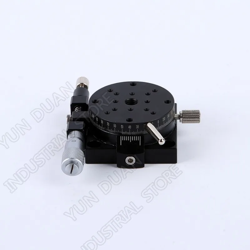 Manual Sliding Table Micrometer R Axis 38MM 1.5" 360 Degree Heavy Load Rotary Precision Adjust Angle Platform Optical RSP40-L
Manual Sliding Table Micrometer R Axis 38MM 1.5" 360 Degree Heavy Load Rotary Precision Adjust Angle Platform Optical RSP40-L