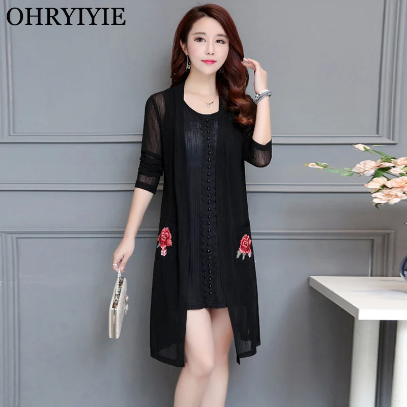 OHRYIYIE Plus Size 5XL Floral Embroidery Cardigan Sweater Women Poncho 2019 Summer Thin Long Knitted Sweaters Female Tops Coat
OHRYIYIE Plus Size 5XL Floral Embroidery Cardigan Sweater Women Poncho 2019 Summer Thin Long Knitted Sweaters Female Tops Coat