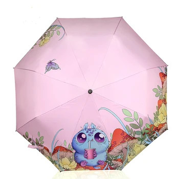 2018 Summer Lovely Silver Coating Parasol Sunny and Rainny Umbrella Three Fold paraguas Women Anti-uv Waterproof Rain Umbrellas
2018 Summer Lovely Silver Coating Parasol Sunny and Rainny Umbrella Three Fold paraguas Women Anti-uv Waterproof Rain Umbrellas