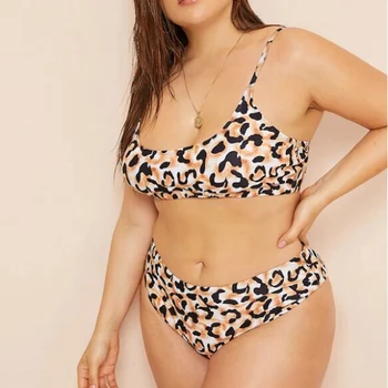 Plus Size Leopard Bikini Push Up Swimsuit Women Halter Swimwear Bathing Suit Women Sexy Swimsuit Large Sizes Bikini Female 2019
Plus Size Leopard Bikini Push Up Swimsuit Women Halter Swimwear Bathing Suit Women Sexy Swimsuit Large Sizes Bikini Female 2019