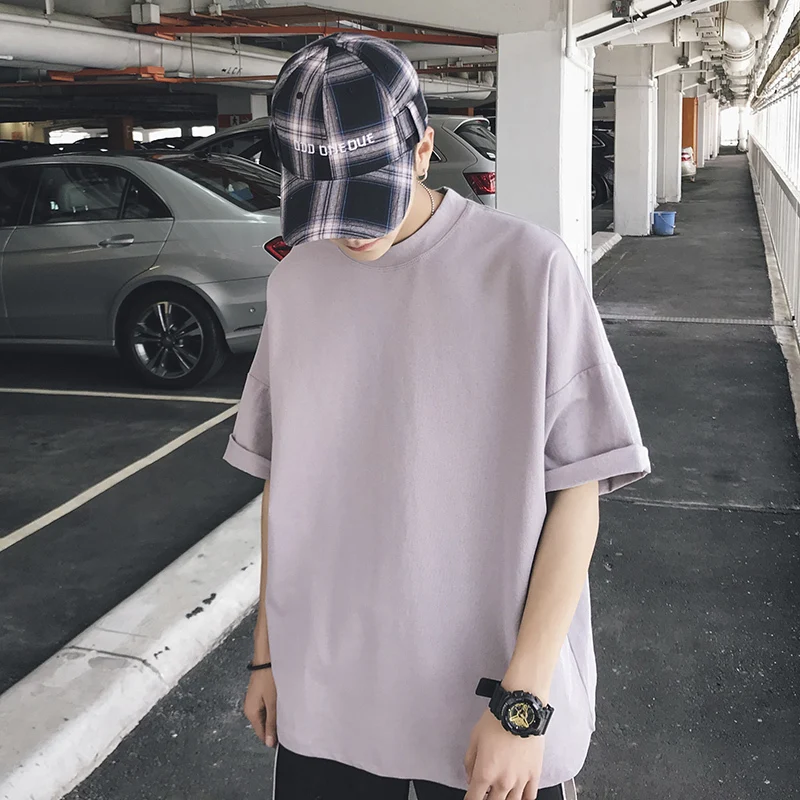 Men's Casual Round-Neck Cotton Loose T-Shirt men white Hot Sale Summer Newest Fashion High quality fabric tshirt
Men's Casual Round-Neck Cotton Loose T-Shirt men white Hot Sale Summer Newest Fashion High quality fabric tshirt