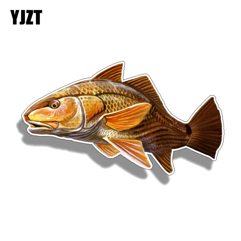YJZT 16.2CM*8.9CM Creative Funny Red Fish Reflective Car Sticker Decal PVC 12-0521 
YJZT 16.2CM*8.9CM Creative Funny Red Fish Reflective Car Sticker Decal PVC 12-0521