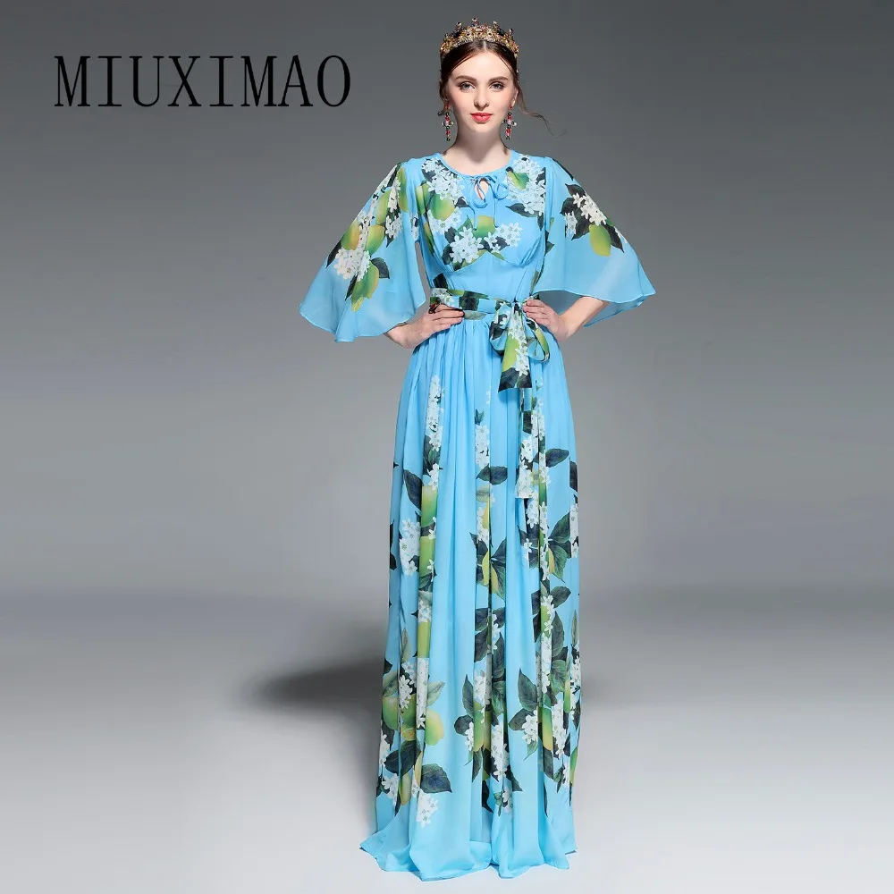 Custom Plus Size Dress 2018 Spring Newest Fashion A-Line O-Neck Flare Sleeve Print Sashes Elegant Ankle-Length Long Dress Women
Custom Plus Size Dress 2018 Spring Newest Fashion A-Line O-Neck Flare Sleeve Print Sashes Elegant Ankle-Length Long Dress Women