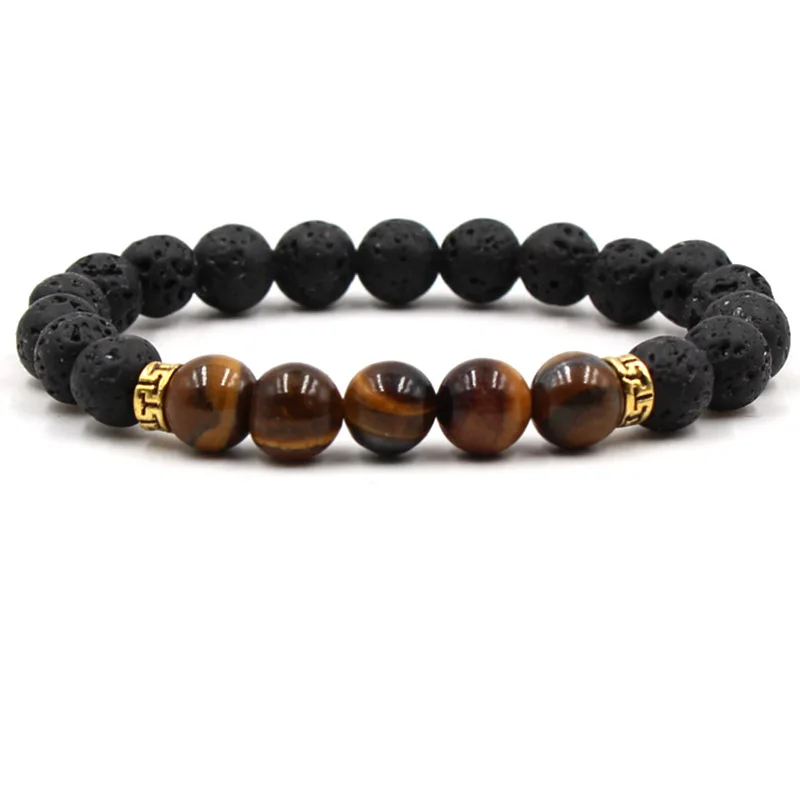Fashion Style 7 Chakra Healing Beaded Bracelet Natural Lava Stone Diffuser yoga Bracelet Jewelry armbanden voor vrouwen
Fashion Style 7 Chakra Healing Beaded Bracelet Natural Lava Stone Diffuser yoga Bracelet Jewelry armbanden voor vrouwen