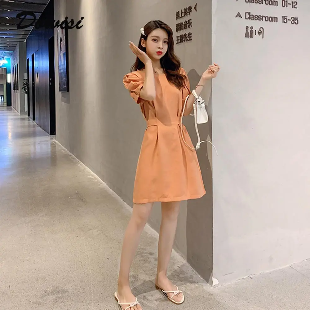 Dowisi summer dress new causal dresses for lady short sleeve o neck clothes female vestidos with belt elegent women mini robe
Dowisi summer dress new causal dresses for lady short sleeve o neck clothes female vestidos with belt elegent women mini robe