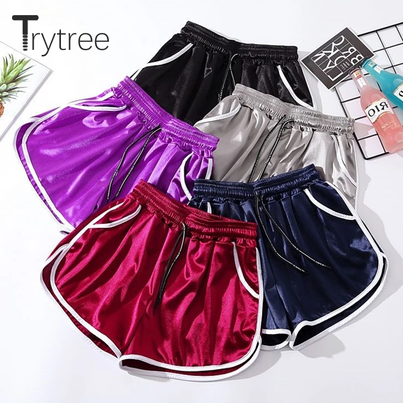 Trytree Summer Shorts for Women Casual Polyester Solid Letter Drawstring Elastic Waist feminine Shorts Fashion Workout Short
Trytree Summer Shorts for Women Casual Polyester Solid Letter Drawstring Elastic Waist feminine Shorts Fashion Workout Short