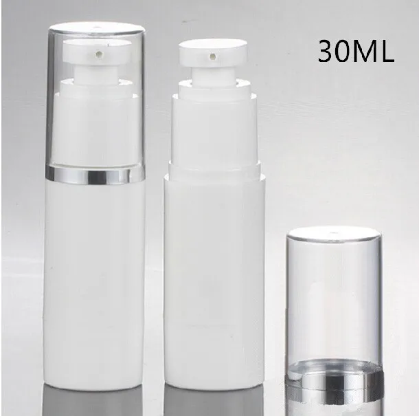 30pcs/lot 30ml empty clear refillable airless pump bottle with hot stamping silver ring
30pcs/lot 30ml empty clear refillable airless pump bottle with hot stamping silver ring