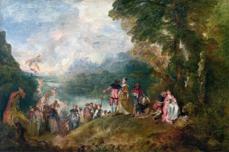 scenery canvas print landscape poster wall art picture Imagich Top 100 prints The Embarkment to Cythera By Jean Antoine Watteau
scenery canvas print landscape poster wall art picture Imagich Top 100 prints The Embarkment to Cythera By Jean Antoine Watteau